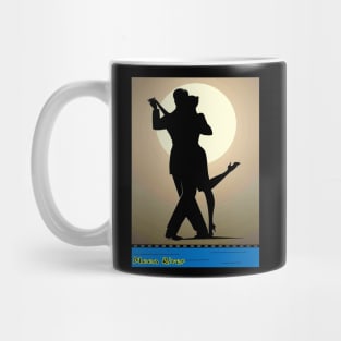 Moon River Dancing Couple Song Print Mug